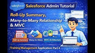 Salesforce Admin Tutorial | Roll-Up Summary, Many-to-Many Relationship &amp; MVC