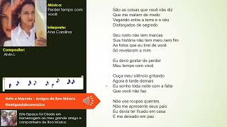 Watch Ana Carolina Perder Tempo Com Voce video