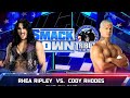 WWE 2K25 GAMEPLAY - RHEA RIPLEY VS CODY RHODES @WWEGames