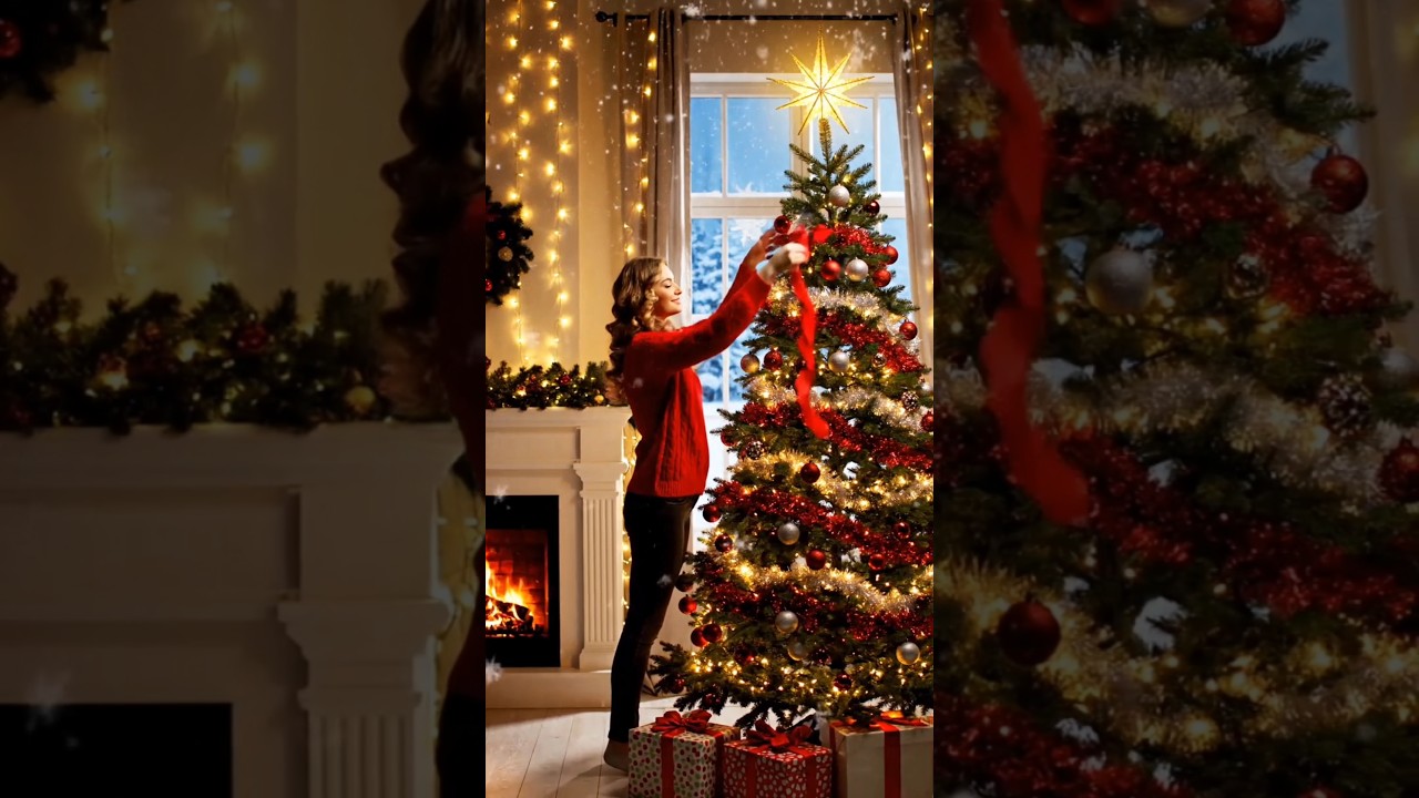 ✨ Cozy Christmas Tree Decorating ASMR | Christmas Vibes 4K 🎄 
