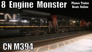 CN M394 With CN 5644 2252 2575 3189 2976 3874 2324 2827 Locomotives Strathroy Sub