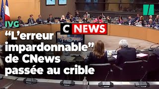 Les patrons de CNews tentent d'expliquer l'erreur 