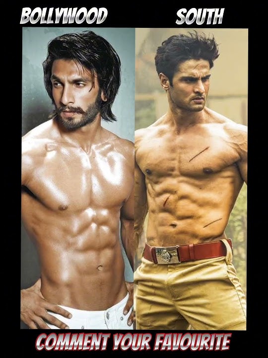 Bollywood Actor VS South Actor Six Pack #bodybuilding #sixpack #shorts