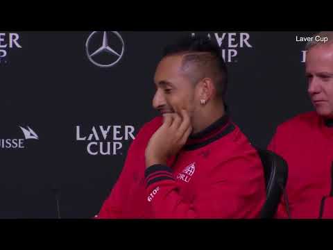 Video: Nick Kyrgios ignores reporter's question and chugs a BEER