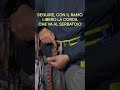 Esecuzione del bulino seminfilato! #climbing #escalada #hiking #klettern