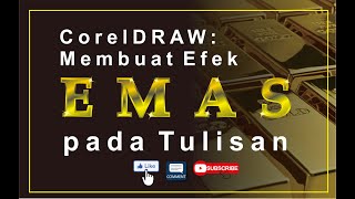 CorelDRAW: Membuat Efek Emas pada Tulisan screenshot 2