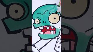 Coloring a Zombie 🧟‍♂️ #plantsvszombies #pvz #coloring #art #drawing