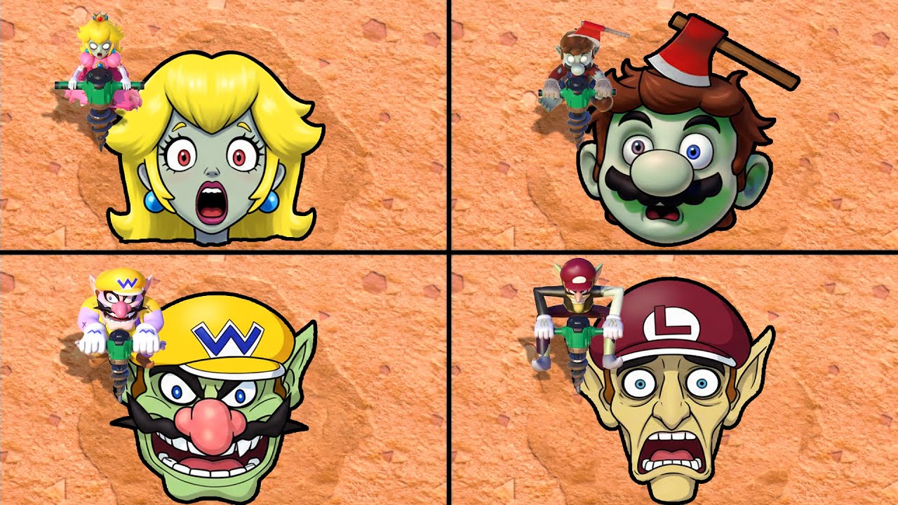 【마리오 파티 슈퍼스타즈】미니 게임 복숭아 VS 나쁜 남자들 MarioMinigames