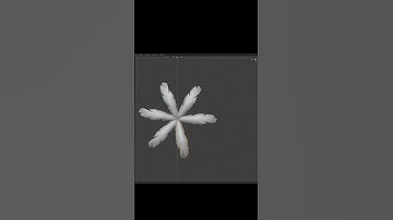 Making a low poly palm tree in blender #shorts #blendertutorials