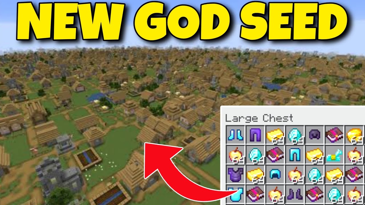 "Discover the Divine God Village Seed in Minecraft Bedrock 1.20! Best ...