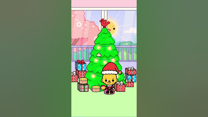 Monsters decorate the Christmas tree🎄!