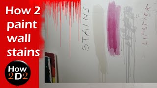 Famous How to paint over stains on the wall How to block  remove stain from the wall coffee oil wine  leak Profile