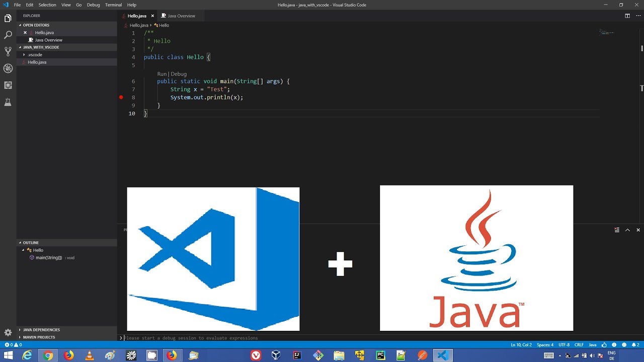 How to Set Up Java Development in Visual Studio Code on Windows | vsCode  Java Development Basics - YouTube