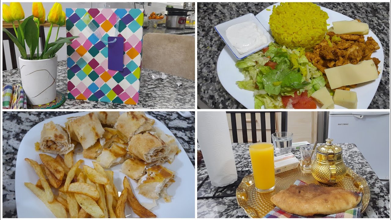 واش راي في بيت الخزين الهدية الي جبتهالي مشتركة وصفة شاورما عربي مع وصفة الثومية روتين متنوع بدون