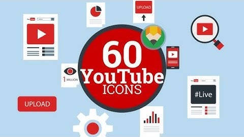 Youtube Online Video Stream - Flat Animated Icons and Elements - After Effects Template