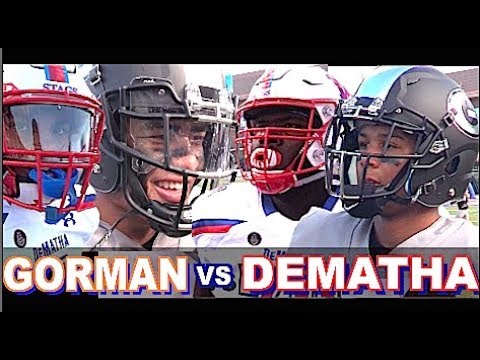 🔥🔥 #4 Bishop Gorman (NV) v #6 DeMatha (MD) Highlight Mix 2017