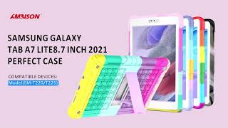 Installation video of Samsung Galaxy Tab A7 Lite case screenshot 2