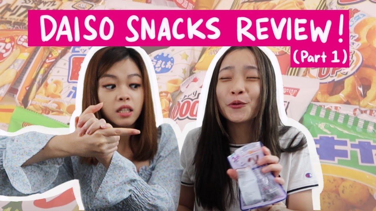 DAISO Snacks Review!!! [Part 1]