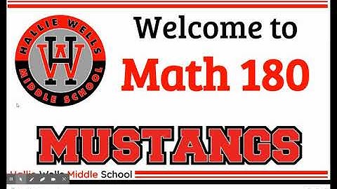 Math 180 Back to School Night Video