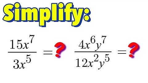Quotient Rule for Exponents