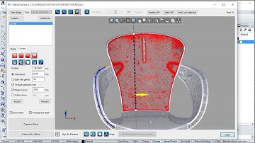 Mesh2Surface Reverse Engineering for Rhino 3D: 3D Sketch Feature