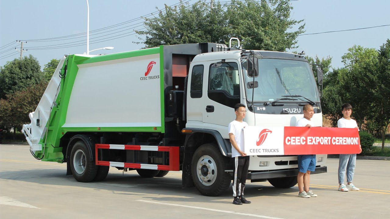 Brand new ISUZU FTR waste compression truck for export