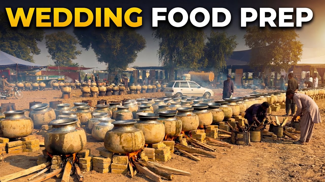 Viral Luxurious Wedding Food Prep | Mutton Qorma | Chicken Steam & Yakhni Pulao for a Crowd of 4000+