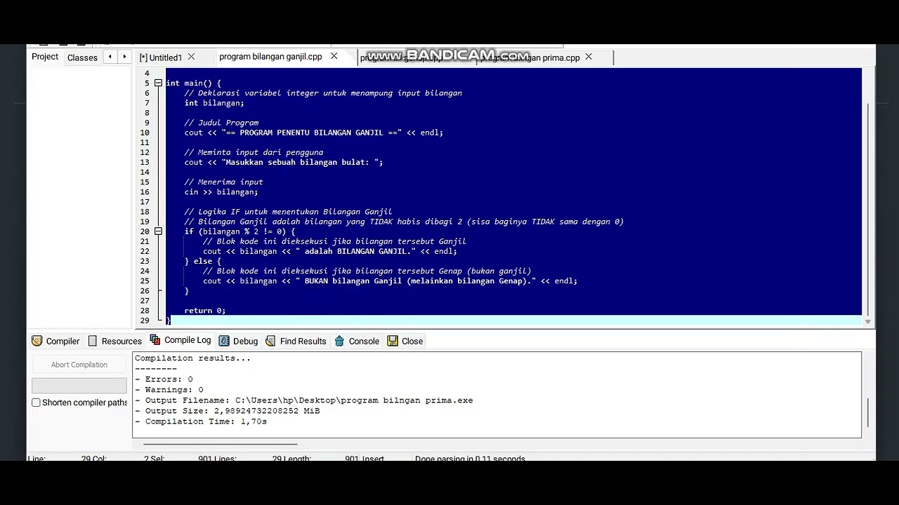 tugas algoritma flowchart dan program bahasa c++ - YouTube