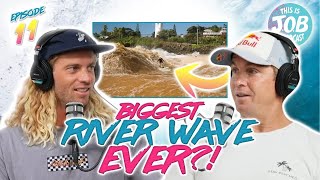 I almost DIED ON A MASSIVE RIVER WAVE! with Blair Conklin J.O.B Podcast #11