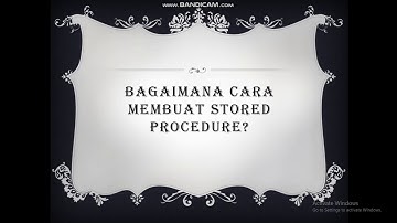 TUTORIAL MEMBUAT STORED PROCEDURE MYSQL MENGGUNAKAN CMD