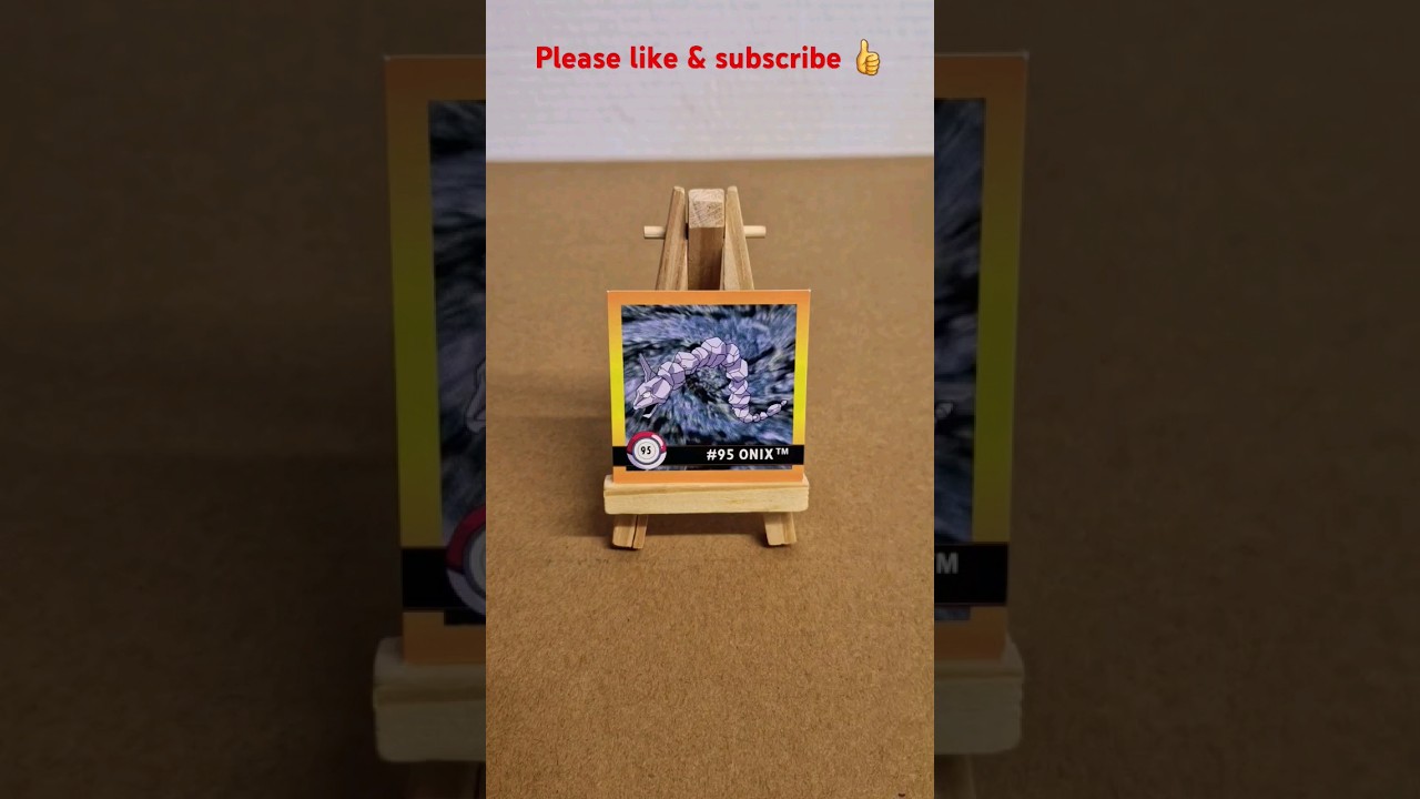 #95 Onix Pokemon Artbox Sticker 1999 