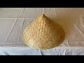 Sxrc hathandmade weave bamboo rattan straw hat coolie hat review