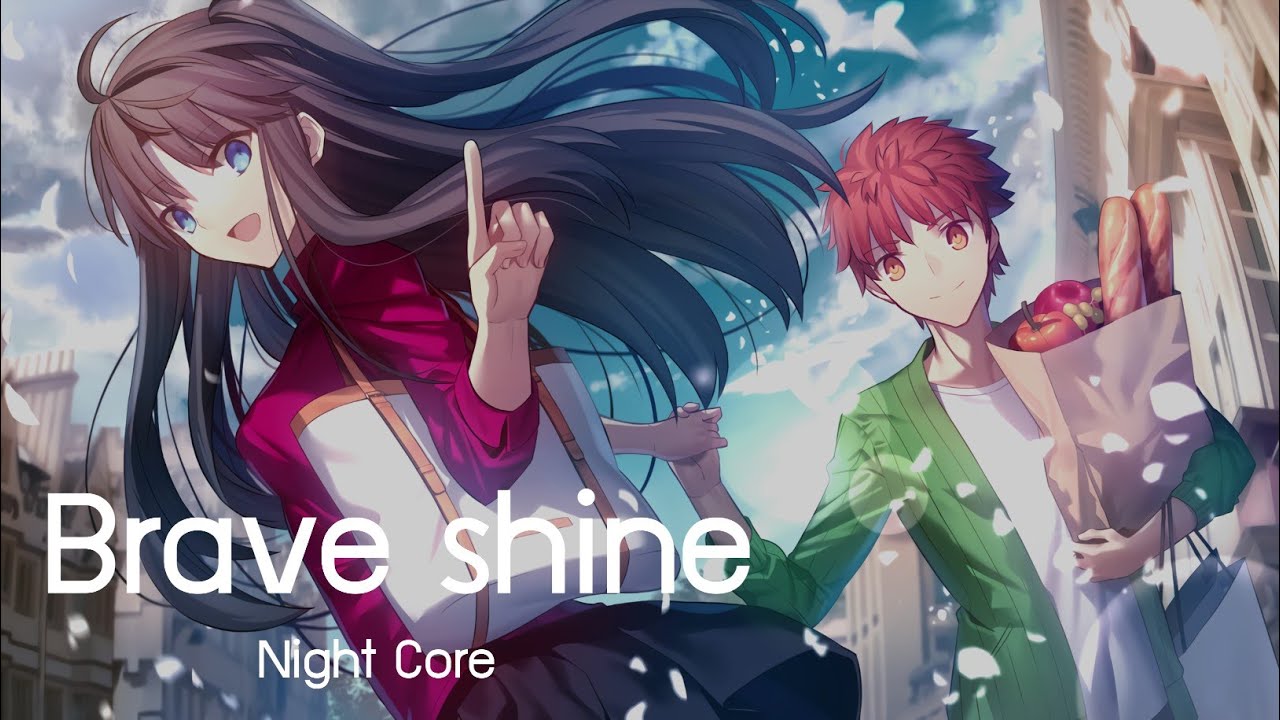 Aimer『Brave Shine』NightCore - YouTube