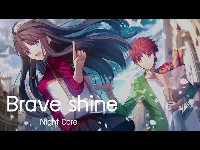 Aimer『Brave Shine』NightCore - YouTube