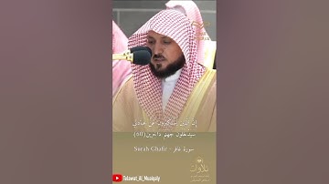 وقال ربكم ادعوني استجب لكم | #تلاوة_مؤثرة من #سورة_غافر للشيخ #ماهر_المعيقلي