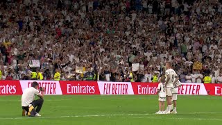 El Bernabéu despide a Toni Kroos tras el Madrid - Betis con un aplauso infinito