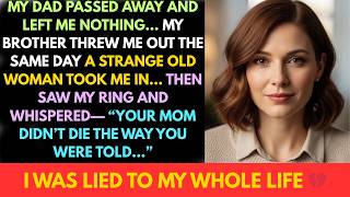 My Brother Kicked Me Out After Dad’s Funeral — An Old Woman Exposed Him