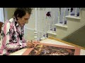 Ronnie Wood signing his &#39;Blacksmiths&#39; art prints