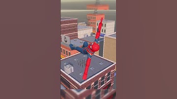 SPIDER-MAN NPC Has Euphoria Epic Ragdoll Physics Fall in Overgrowth (SHORT 4) #spiderman #سبايدرمان