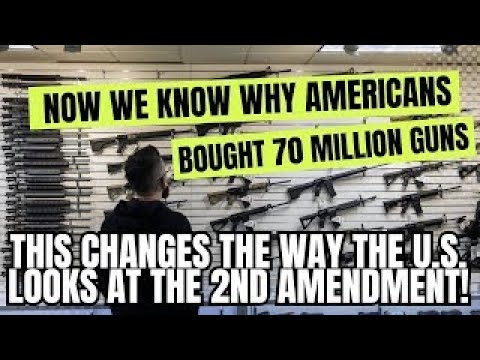 Now We Know Why Americans Bought 70+ Million Guns!  This Changes The Way The U.S. Looks At 2A!