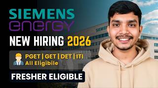 SIEMENS Energy Hiring 2026 | Diploma, BTech, M.Tech | Fresher Jobs | Manish Mahato