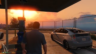 DAY 1 with Toyota Prius | GTA 5 ultra setting walkthrough #gta5