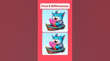 Only Genius Can Find All 3 Differences 🥸 #spotthediference #quiz #findthedifferences
