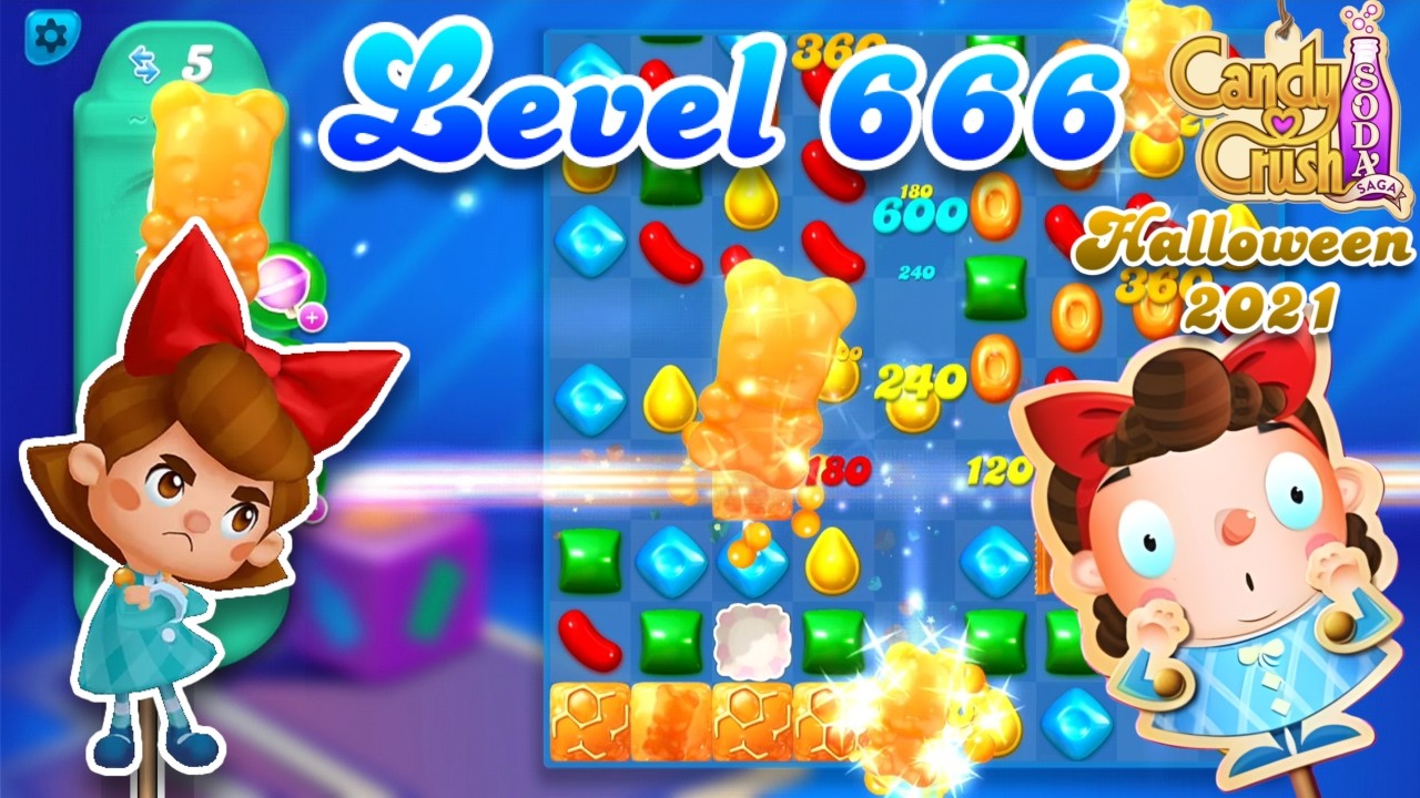 Level 666 - Halloween 2021 Candy Crush Soda