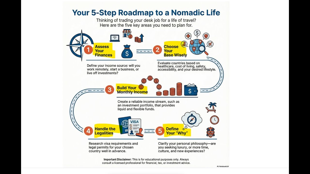 5 Practical Steps - A Blueprint for Global Living & Financial Independence