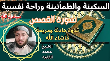 تلاوة ممتعة رائعة  سكينة وطمأنينة راحة نفسية تامة سورة القصص الشيخ محمد الفقيه
