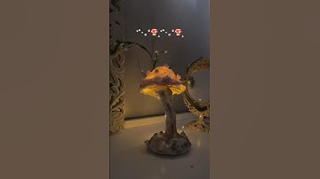 Mushroom night light !!🍄🫶🏻 #diy