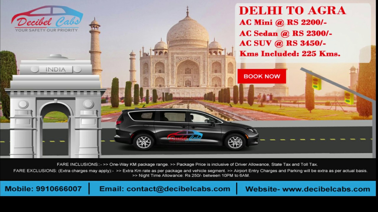 Online Innova Crysta Book for Agra Complete Tour|+9910666007|All Over India