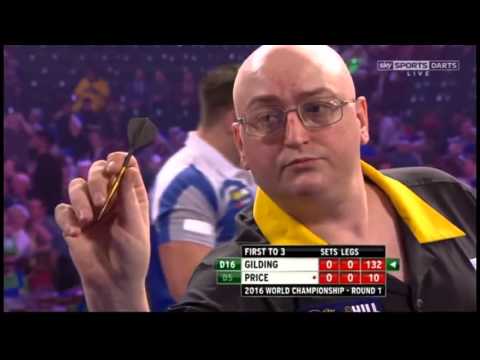 Gilding 132 checkout 2016 PDC World Darts Championship Round 1