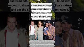 Angelina Jolie, In 1996 Married Actor Jonny Lee Miller. Angelina Wrote His Name On Her Shirt